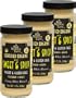 Sweet & Spicy Organic Creamy White Mustard - "3 Pack" - 100% Honey - No Sugar - (7 Oz Jars) - NEW YEAR SALE!