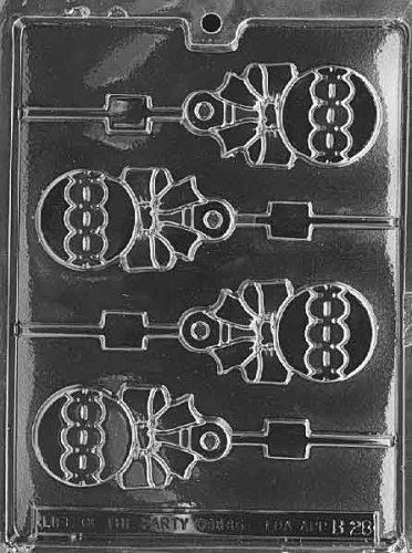 Rattle Lollipop Chocolate Candy Mold