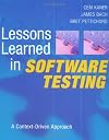 Lessons Learned in Software Testing