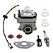 USPEEDA Carburetor for Shindaiwa T230 T230X T230XR Ryobi 650R 825R 875R 890 890R 825RA Troy-Bilt TB144 TB146EC TB590BC TB575SS TB525CS TB514CS TBE515 Spark Plug