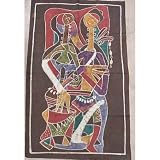 511C541R56L. SL160  African Batik   Wedding Couple