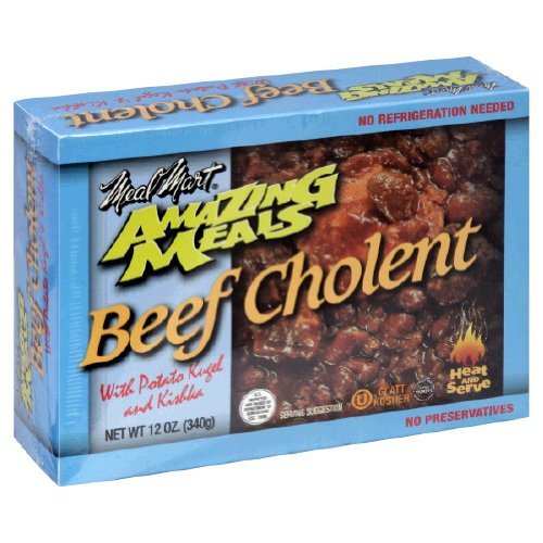 'Amazing Meals' Glatt Kosher Beef Cholent with Potato Kugel and Kishka
