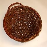 Henkelkorb Pflanzkorb Pflanzgefäß Kaminholz Kiepe Korb Weide Weidenkorb Kartoffelkorb Erntekorb Holzkorb 50 cm