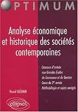 Analyse économique et historique des sociétés contemporaines