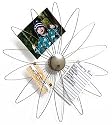 Umbra Posy Photo/Note Holder Hangs with Magnet or Included Screws - Nickel