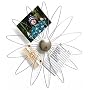 Umbra Posy Photo/Note Holder Hangs with Magnet or Included Screws - Nickel
