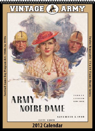Army Black Knights 2012 Vintage Football Calendar