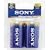 Sony Stamina Platinum Alkaline D Batteries (4 Pack)