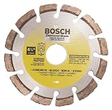 Bosch DB4561 Premium Plus 4-1/2-Inch Dry Cutting Laser Fusion Segmented Diamond Saw Blade with 7/8-Inch Arbor for Masonry