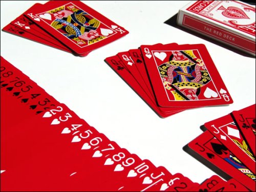 The RED Deck - Magic Trick Cards - Designed By Magic Makers & Printed By US Playing Co.