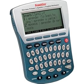 Franklin Spanish English Dictionary, downloadable content capability by Franklin Electronics