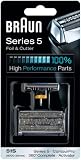 Braun - 81387975 - Combi-Pack 51S - Recharge Grille + Couteaux pour Rasoirs Séries 5 - 360° Complete - Activator