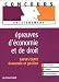 Epreuves d'économie et de droit : CAPLP/CAPET Economie et gestion Epreuves d'économie et de droit : CAPLP/CAPET Economie et gestion