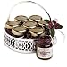 Gourmet Food : Jams in Silver-Plated Server - Wisconsin Cheeseman