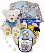 "Boy Under Construction" Deluxe Baby Gift Basket by Kara Nessian