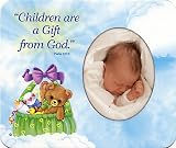 Children are a Gift from God (basket) - Photo Magnet Frame