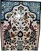 Hand Painted Tunisian Ceramic Tile Two Mature Peacocks Mural 12 Pc.