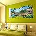 IARTS Jurassic Park Dinosaurs Wall Sticker Removable Vinyl Decals for Kids Room
