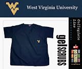 West Virginia Mountaineers Scrub Style Top from GelScrubs - B000BJFPSW