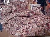 PAMELA 7 PIECE KING COMFORTER SET.