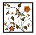 20 inch Square Hand Painted Spring Tableau Floral and...