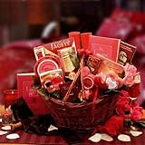 Heart to Heart Romantic Valentines Day Gift Basket for Lovers