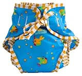 Kushies Reusable Swim Diaper - Goldfish Print- Large