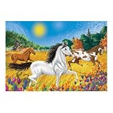 Melissa & Doug HORSES IN THE MEADOW 100 PC JIGSAW PUZZLE