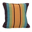 16 x 16 Handwoven Morning Meadow Striped Hammock Square Cotton Pillow