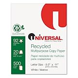 UNV20030 PAPER,RECY,20LB,8.5X11,WE-RECYCLED (UNV20030);