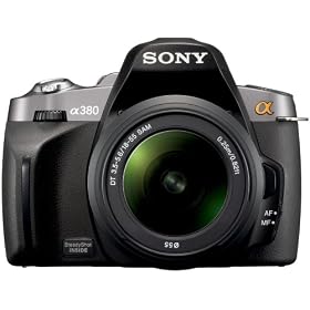 Sony Alpha A380L Digital SLR Camera With 18-55 mm Lens