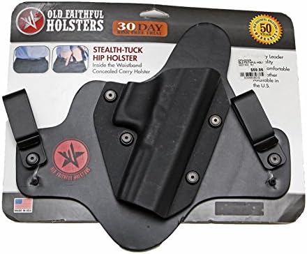Old Faithful Holsters Glock 20/21 Black Inside Waist ban RIGHT HAND