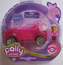Polly Pocket Polly Wheels Series 4 Going Wildberry #45 Polly