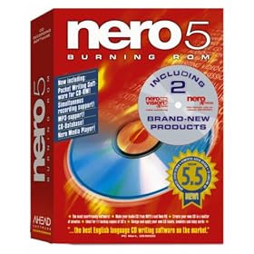 Nero 5.5 Burning Rom with FREE new VisionExpress & Express (new version is Nero 6 Power Suite, asin: B0001YLLPI)