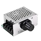 ラブ 4000W 220 v SCR 電圧レギュレータ モーター スピード コント ローラー サーモスタットを調光/Arduino ハイパワー 4000W 220 v SCR 電圧レギュレータ モータ