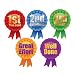 Sports Day Rosette Stickers