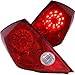 Anzo USA 321188 Nissan Altima Red/Clear LED Tail Light Assembly - (Sold in Pairs)