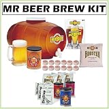 Mr. Beer Deluxe Edition Home Microbrewery Bundle w/ 3 Beer Mix International Variety Pack