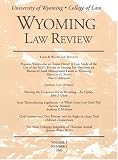 Wyoming Law Review