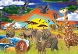  : Melissa & Doug 0200 pc Safari Adventure Cardboard Jigsaw