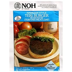 NOH Hawaiian Style Teri-Burger, 1.5-Ounce Packet, (Pack of 12)