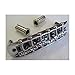 Fender Adjustable Saddle Bridge with Thimbles for Mustang Japan Jaguar and Jazzmaster Guitar, Chrome