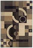 4' x 6' Rectangular Oriental Weavers Sphinx TON-5444J Brown/Beige Color Machine Made Egyptian 