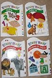 4 Brainy Baby Full Set of Tab Learning Books: 123's, ABC's, Shapes & Colors, Animals
