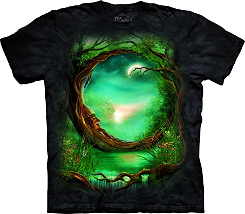 The Mountain Men's Moon Tree T-Shirt Black XL