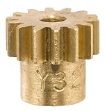 Brass Pinion Gear 64P 20 Deg Pressure Angle 72Teeth x .250 Bore x 1.125 Pitch Diameter