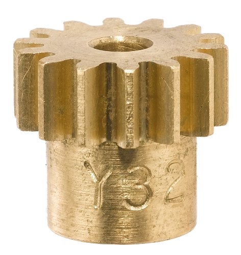Brass Pinion Gear 64P 20 Deg Pressure Angle 72Teeth x .250 Bore x 1.125 Pitch Diameter