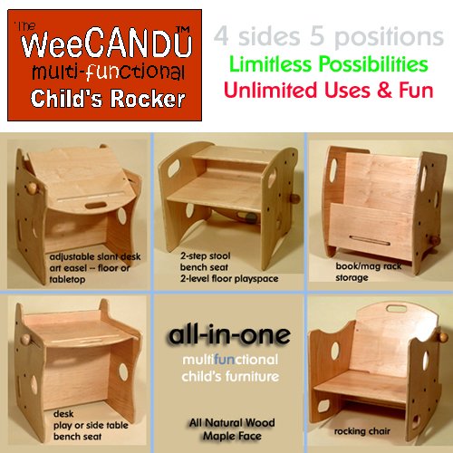 WeeCANDU 5 in 1 - Multi-Use Child's Furniture