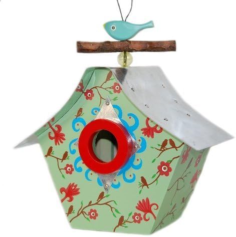 Rosso's International Fall Blossoms Retro Chic Birdhouse (Discontinued by Manufacturer) by Rosso's International