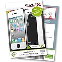 FoliX FX-Mirror Spiegel-Displayschutzfolie für Apple iPhone 4 / iPhone4 - inkl. Vorderseite und Rückseite Displayschutz vollverspiegelt